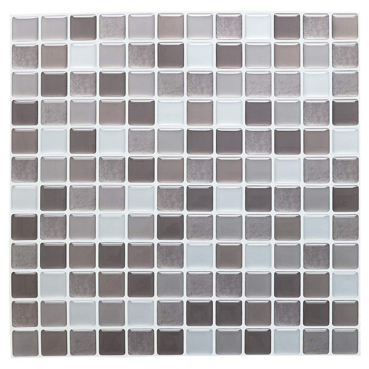 3D Self-Adhesive PET Mosaic Tile Wall Sticker for Home Decoration teemdrop