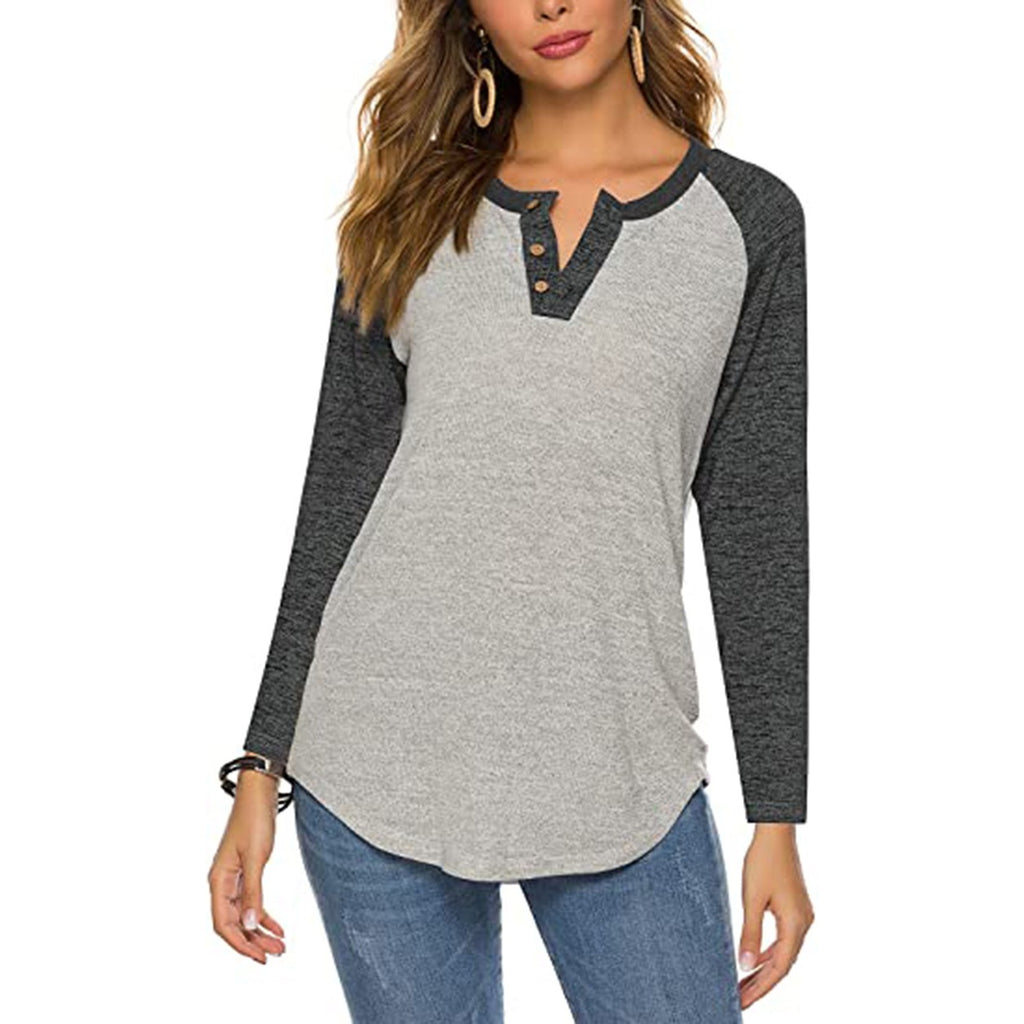 Womens Long Sleeve Retro Blouse