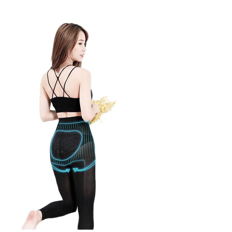 Nine-point pressure pants teemdrop