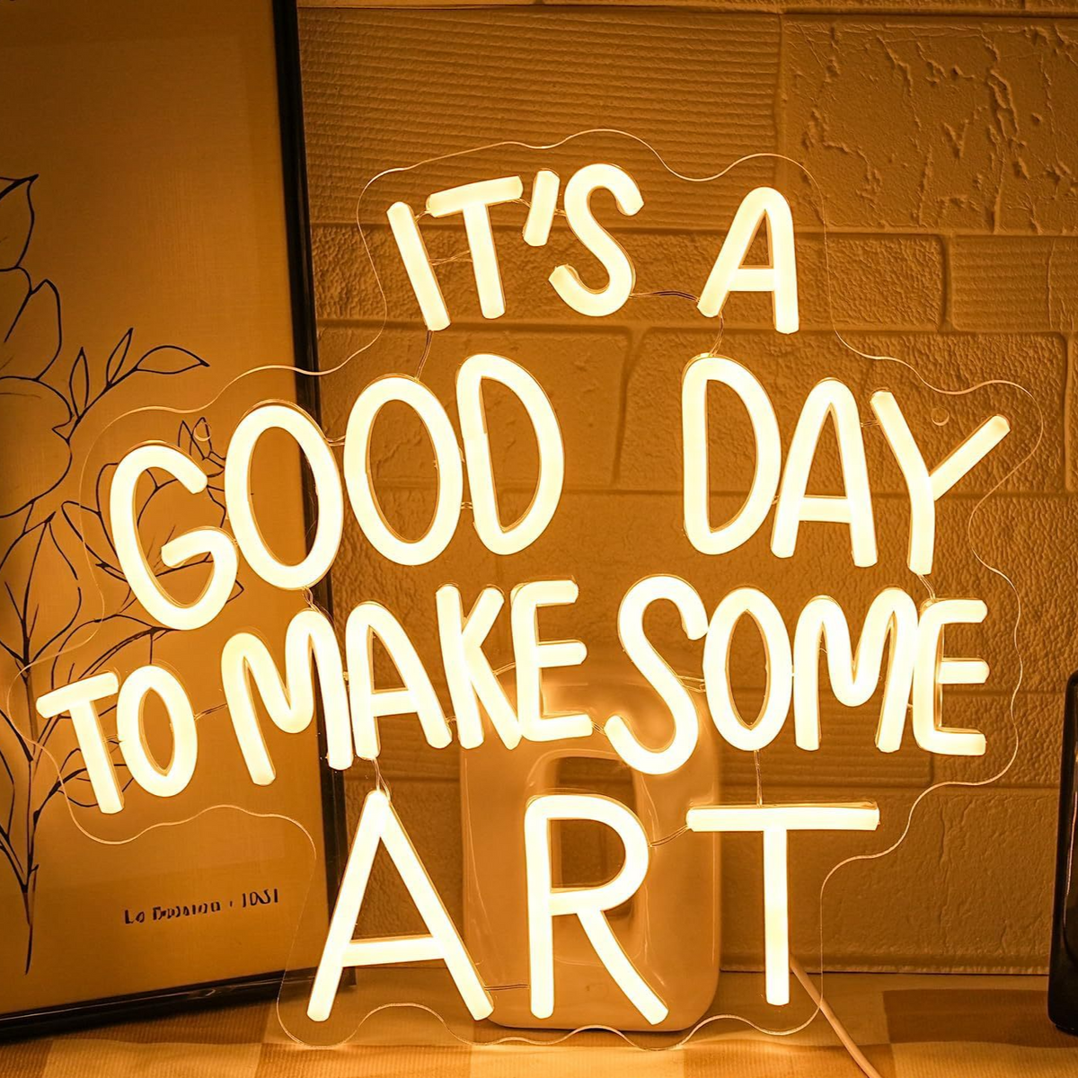 LED Neon Sign Wall Decor Acrylic Light teemdrop