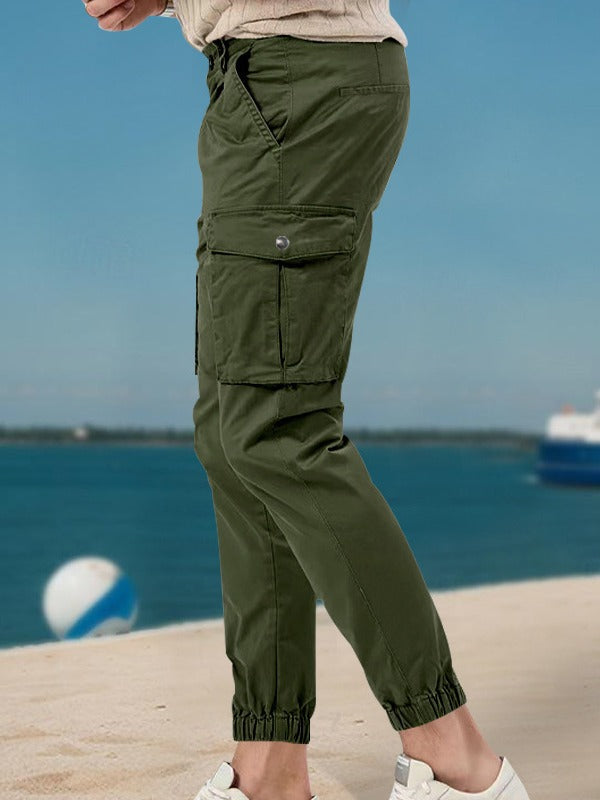 Multi-pocket work pants
