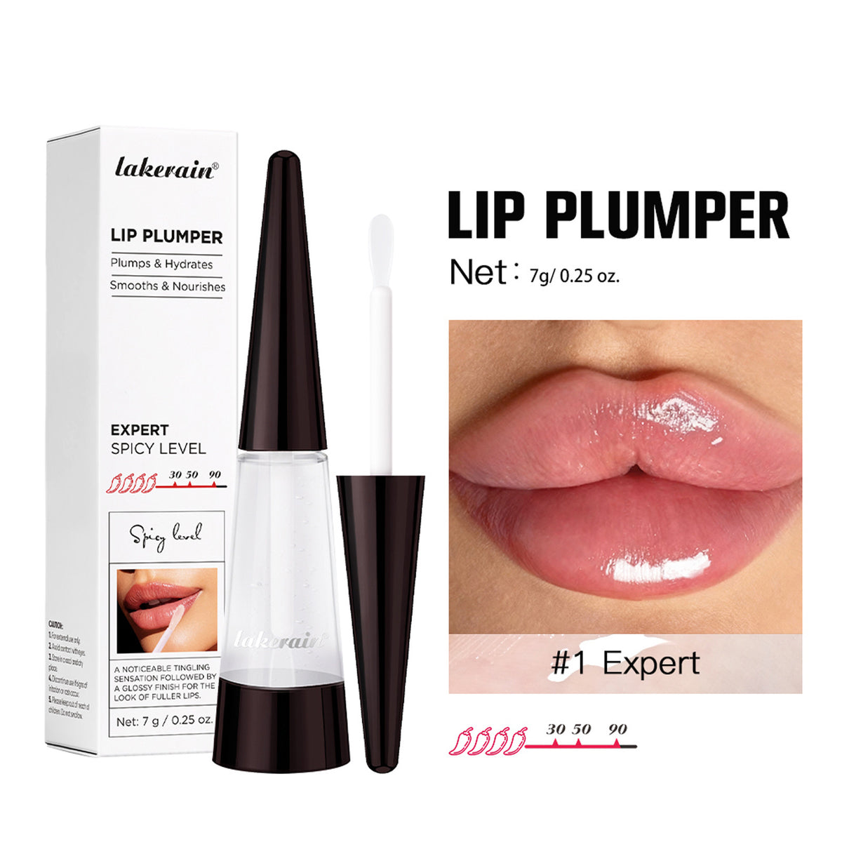 Lakerain Unicorn Tinted Lip Plumping Gloss Moisturizing Lip Oil