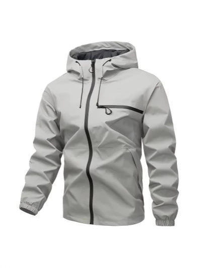 Hooded loose-fitting jacket teemdrop
