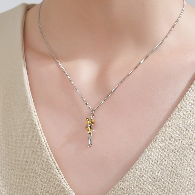 Hug Child Pendant Necklace