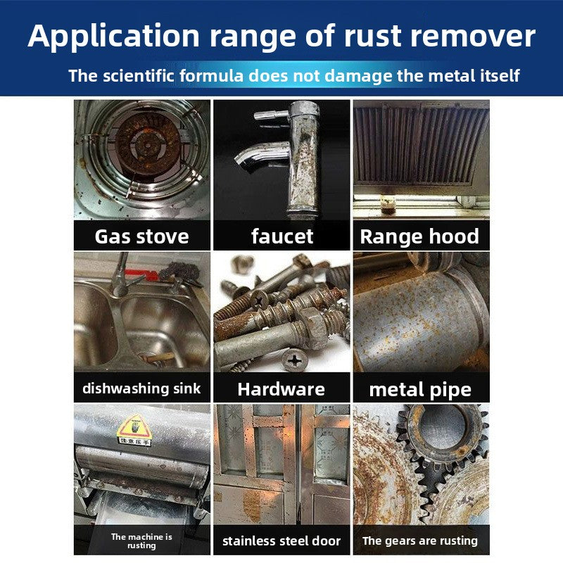 Stainless Steel Rust Remover Liquid 330ml Powerful Metal Cleaner for Instant Rust Removal teemdrop