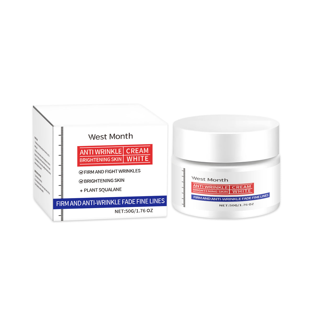 West Month Facial Skin Care Cream Hydrating, Firming, Facial Skin Moisturizing and Glossy Cream