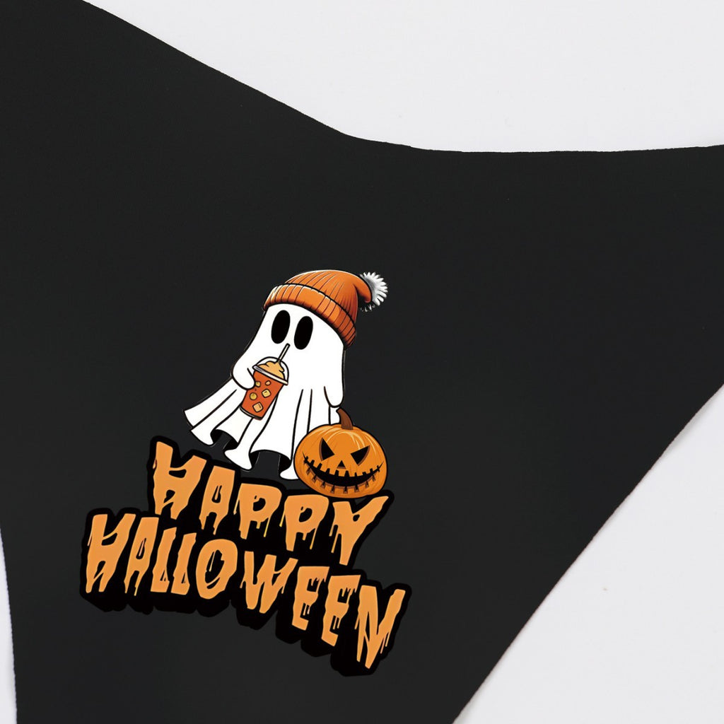 Halloween Printed Ladies Thong V-Shape Waist Quick-Dry