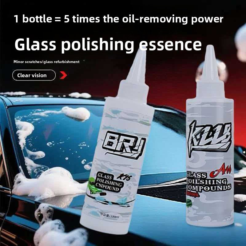 Car Glass Oil Film Remover, Anti-Rain Anti-Fog Windshield Cleaner teemdrop