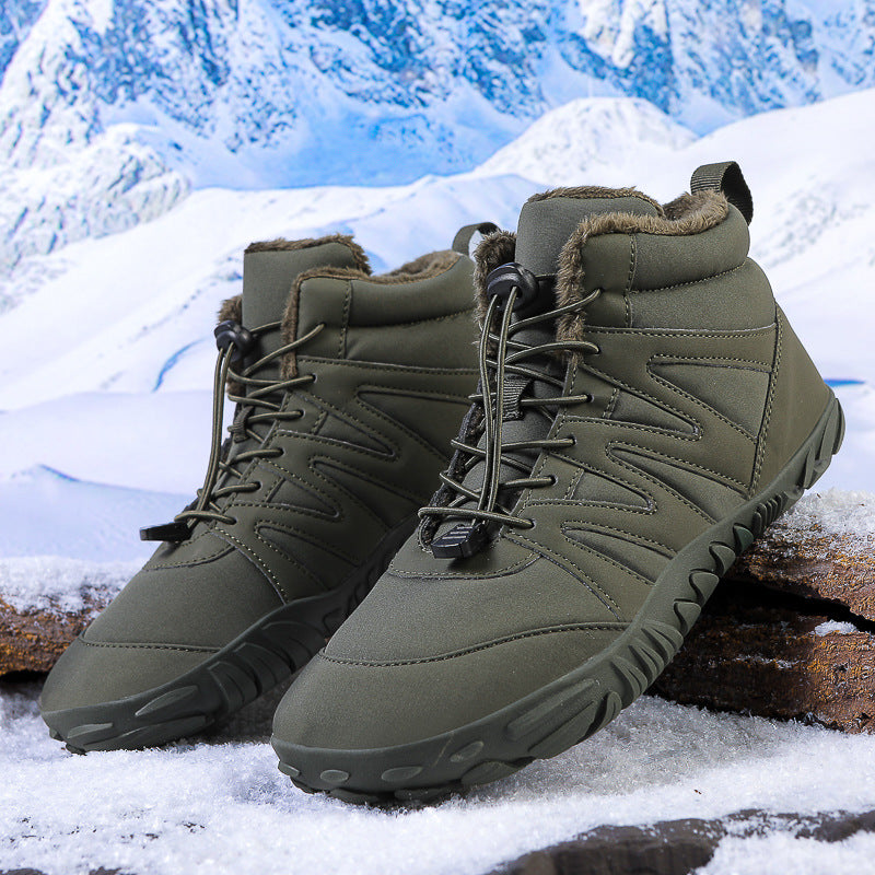 Men's snow boots with insulation padding teemdrop