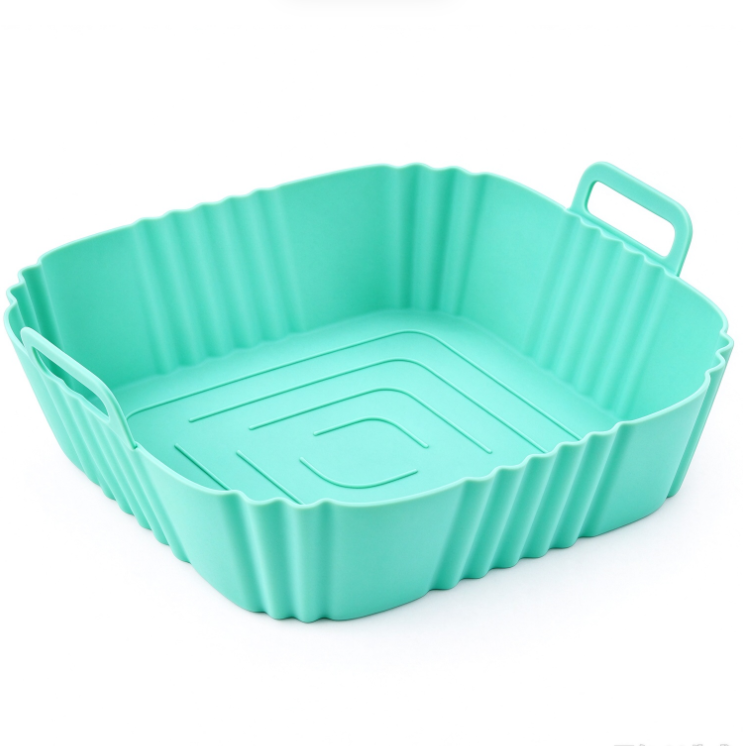 Foldable Food Grade Silicone Air Fryer Baking Mat