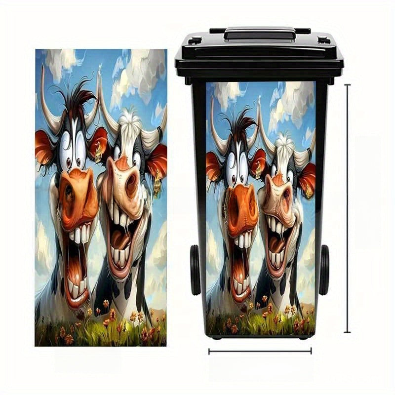 Self-Adhesive Waterproof Vinyl Trash Can Sticker teemdrop