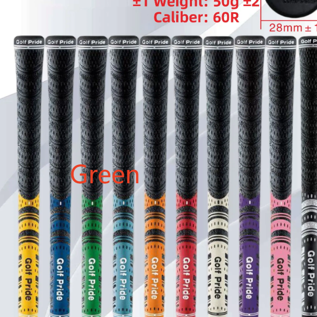 Natural and environmentally friendly rubber golf grip