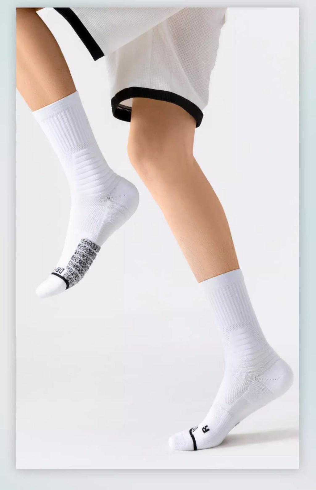 Men's High Tube Towel Sole Athletic Training Socks teemdrop