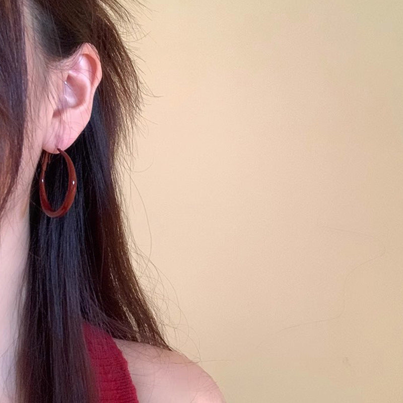 Korean Style Geometric Alloy Earrings