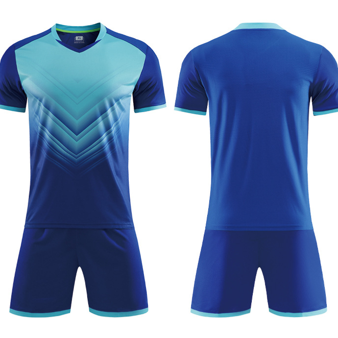 Quick-Dry Breathable Short Sleeve Football Jersey Set