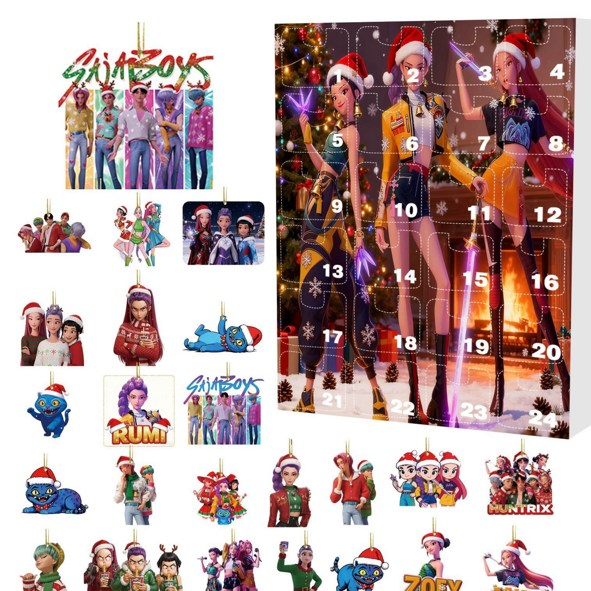 Acrylic Christmas Countdown Calendar