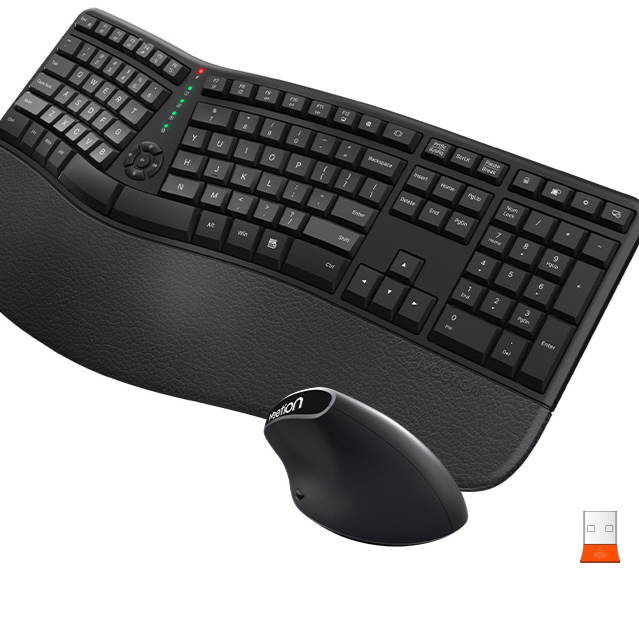 Ergonomic keyboard and mouse