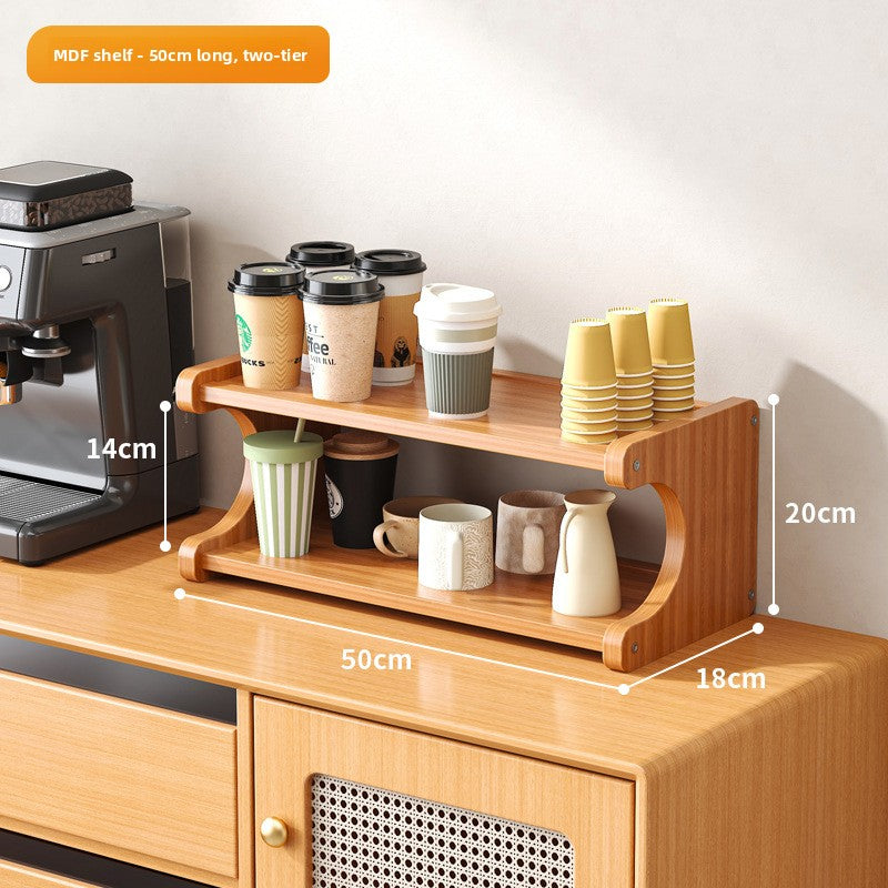 Multi Layer Desktop Organizer with Cup Holder