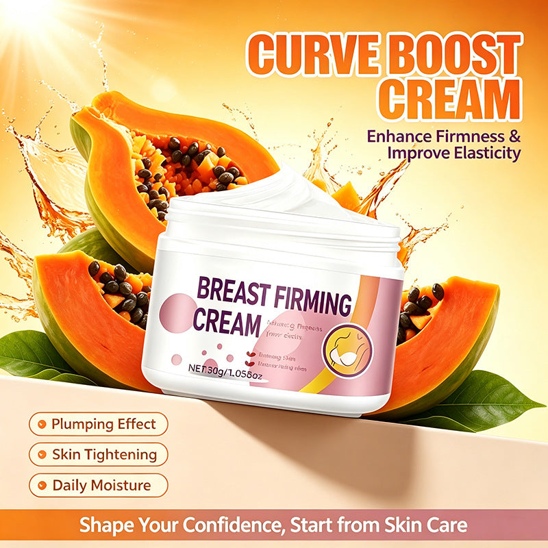 Breast-enhancing massage cream