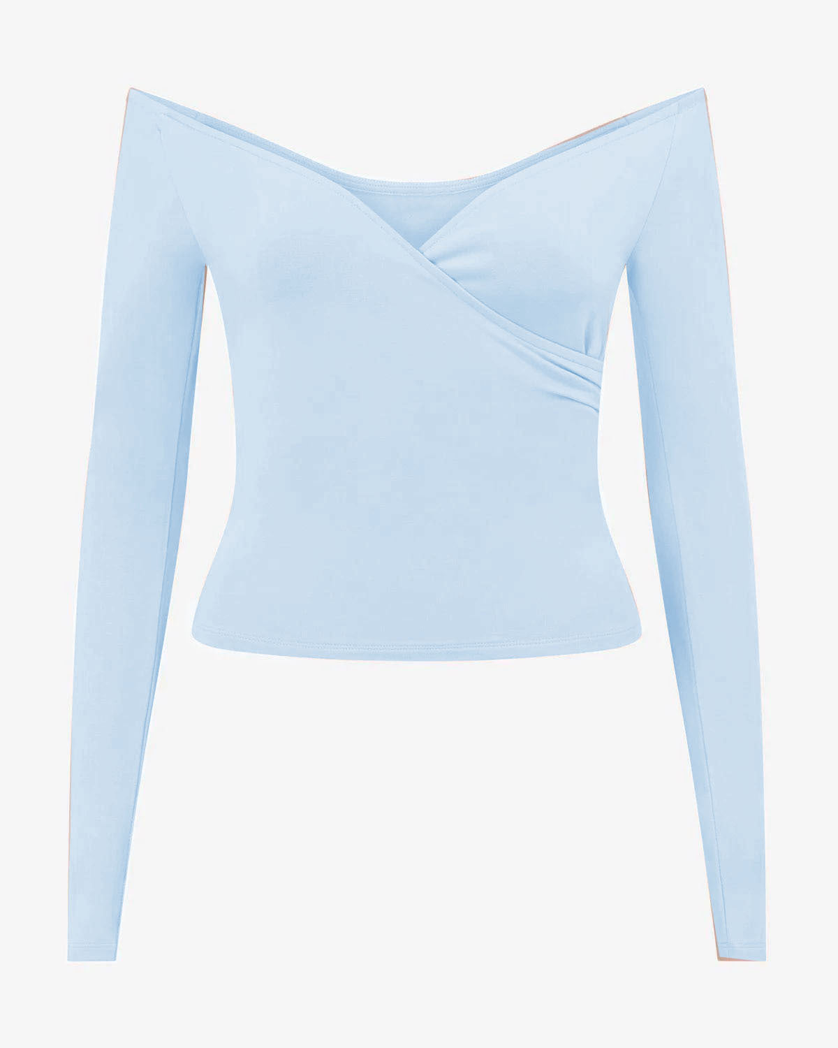 Women?s High Elastic Quick-Drying Long Sleeve Yoga Workout Top with Chest Pad teemdrop