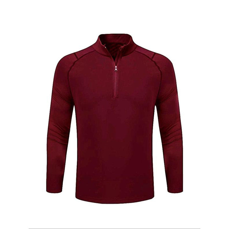 G 92207 Half zip quick dry tops half-zip quick-dry sports long sleeve teemdrop