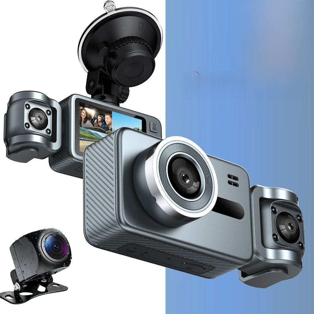 4K Three-Lens Dash Cam teemdrop