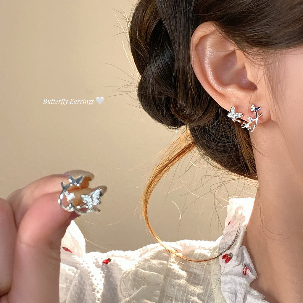 Korean Style Geometric Alloy Earrings