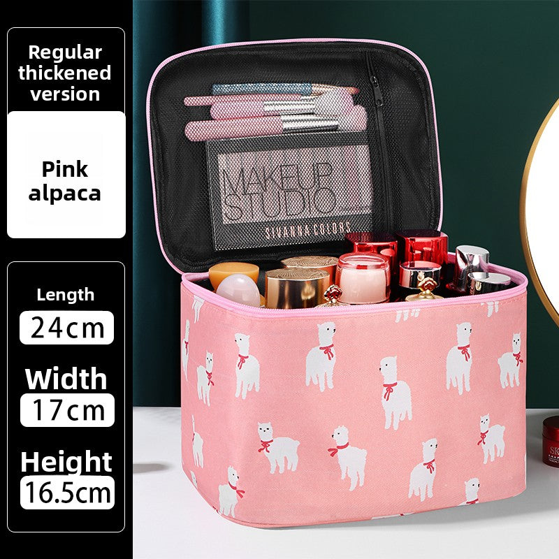 Newly Upgraded Extra Large Cosmetic Bag Portable 2021 New Skin Care Product Cosmetics Bag Travel Heightened Waterproof Cloth Bag for Women