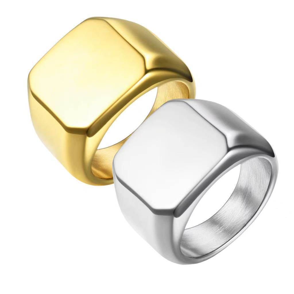 Stainless steel ring jewelry