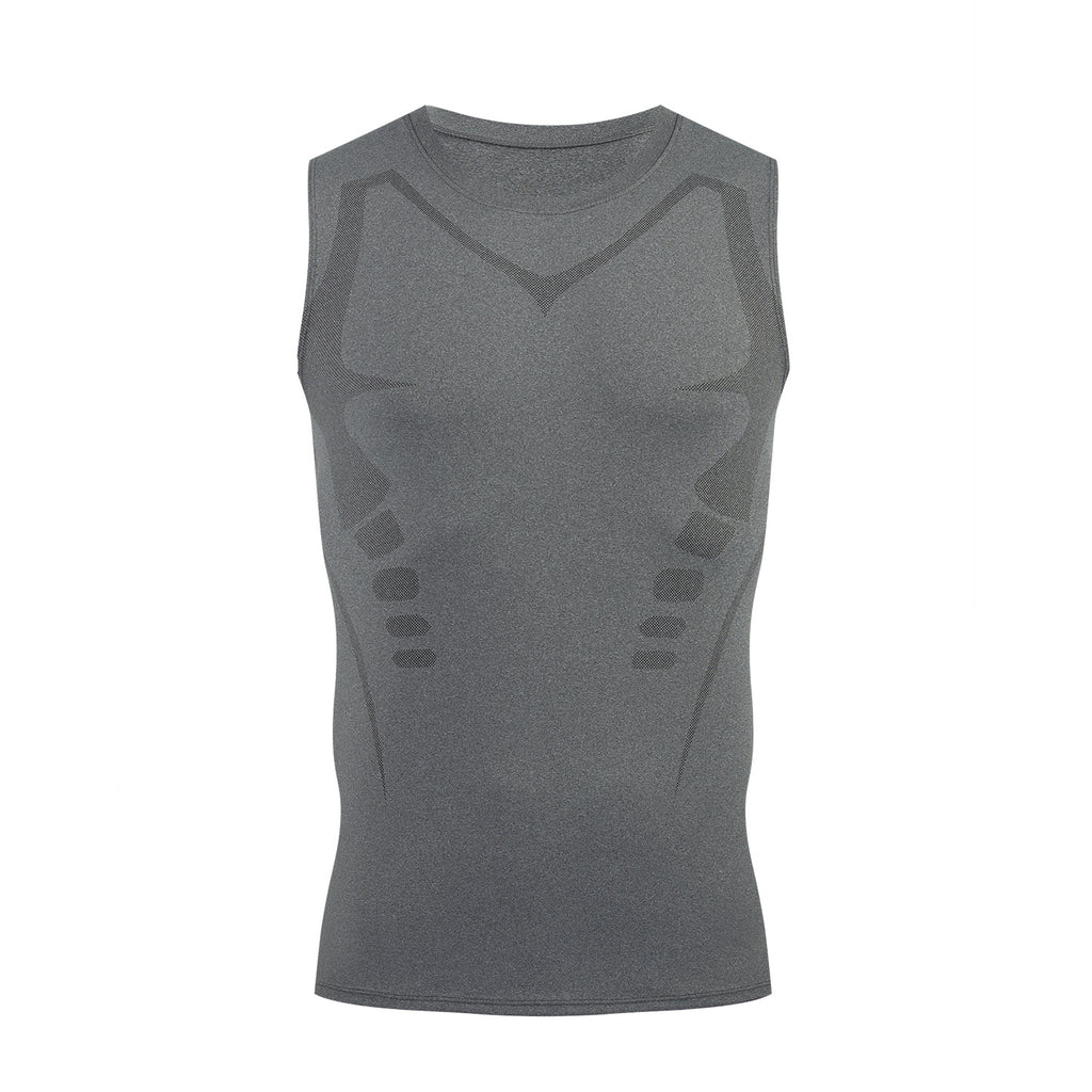 Mens Quick-Dry Breathable Fitness Vest