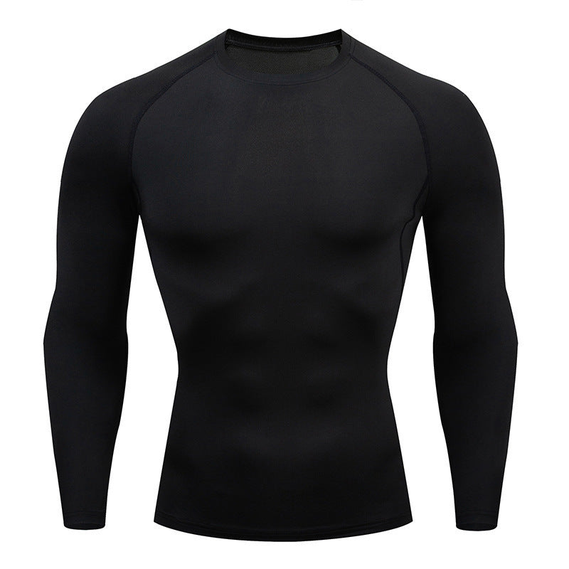 Mens Tight-Fit Long Sleeve Swimsuit Bodysuit