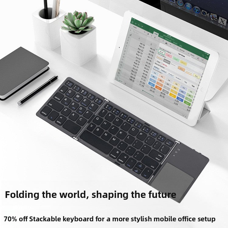 Tri-Fold Bluetooth Keyboard teemdrop