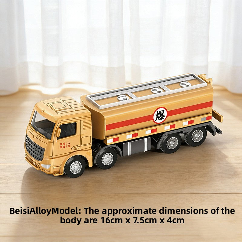Alloy Construction Tower Crane Toy Vehicle with Movable Parts for Kids