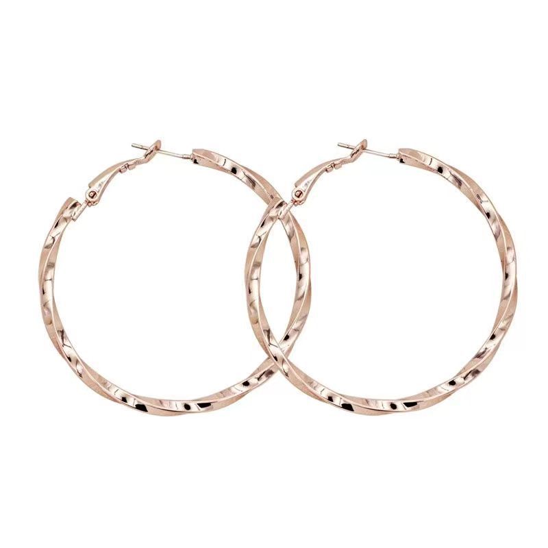Big ring earrings