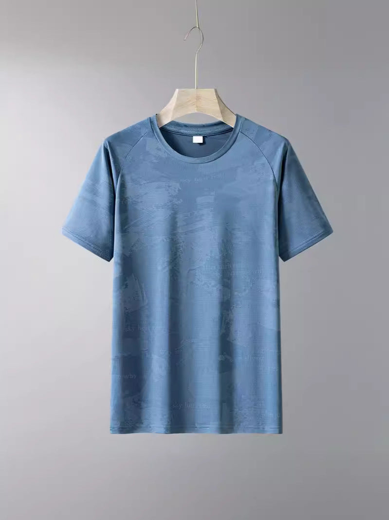 Men's Quick-Dry Ice Silk Camouflage Short Sleeve T-Shirt teemdrop