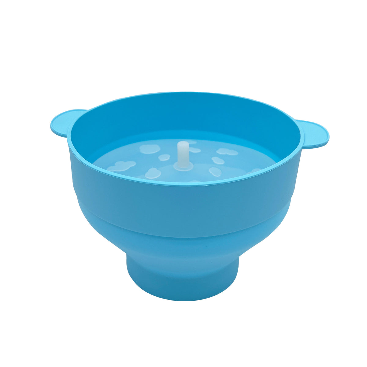 Foldable Silicone Popcorn Bucket with Handle Microwave Oven Safe Homemade Popcorn Maker teemdrop