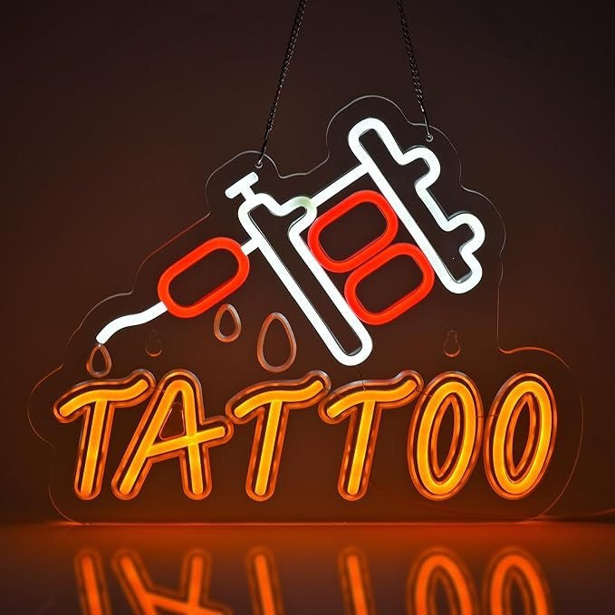 LED Acrylic Neon Light Sign Adjustable Brightness Customizable for Studio Shop Decor teemdrop