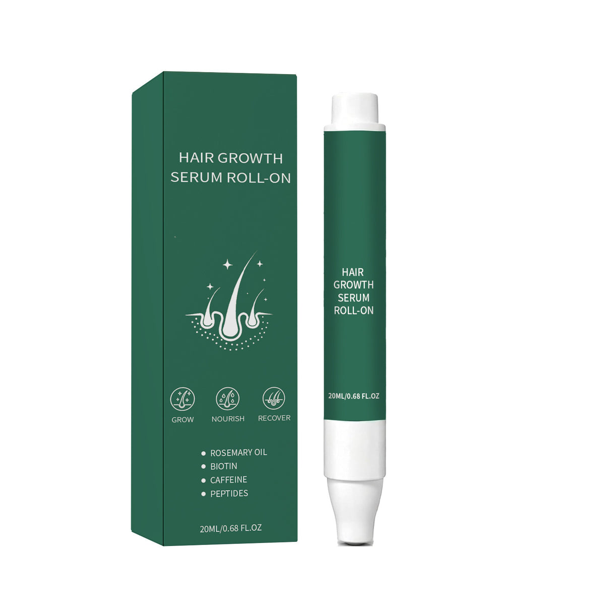 Daily Roll-On Scalp Hair Care Oil Essence teemdrop