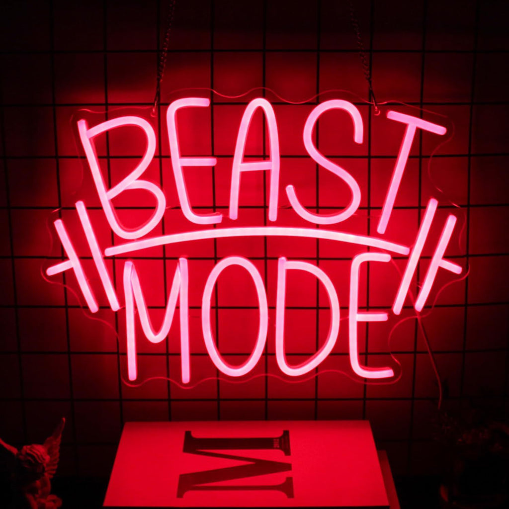 Gym Neon Light Letters Fitness Led