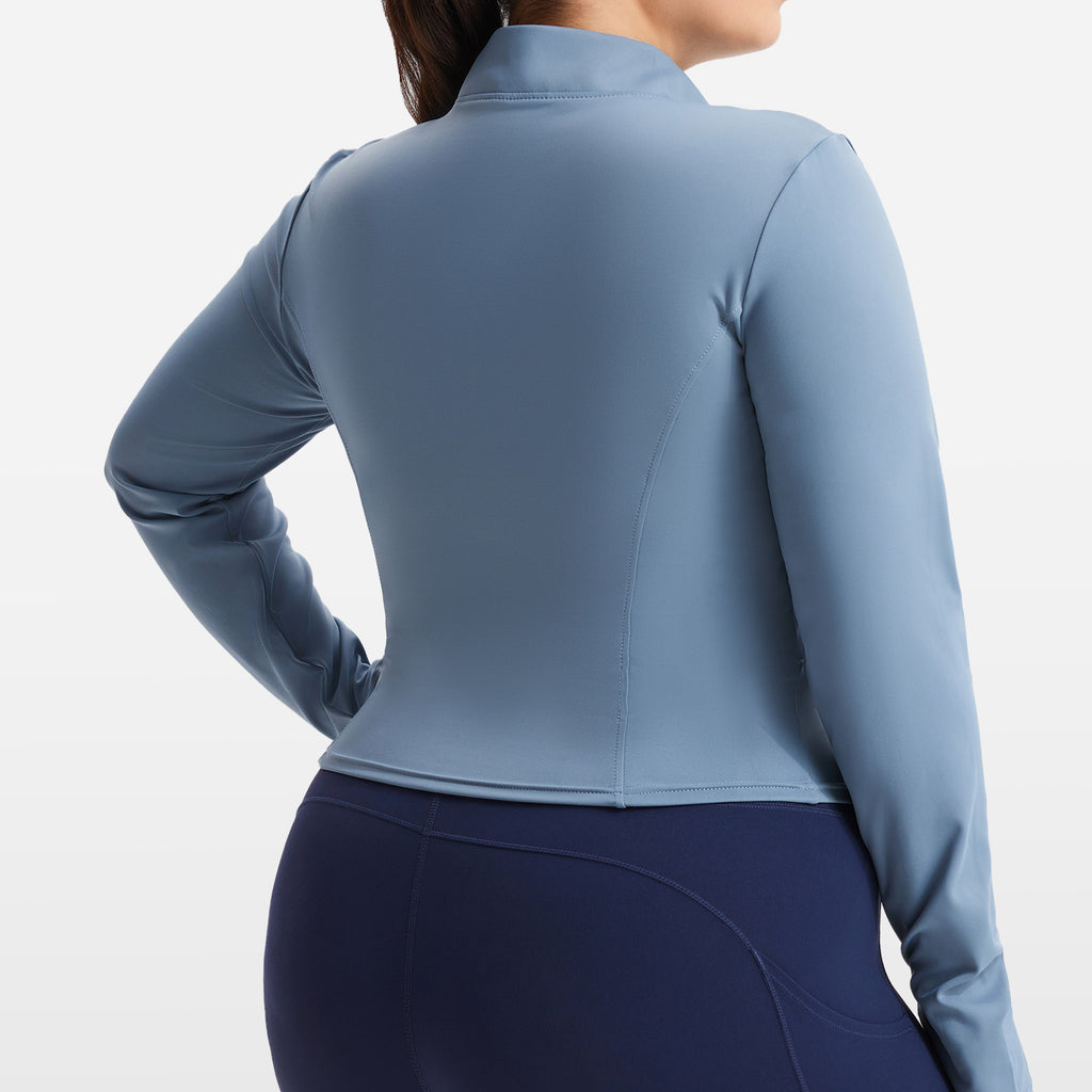 Womens High Elastic Sports Jacket