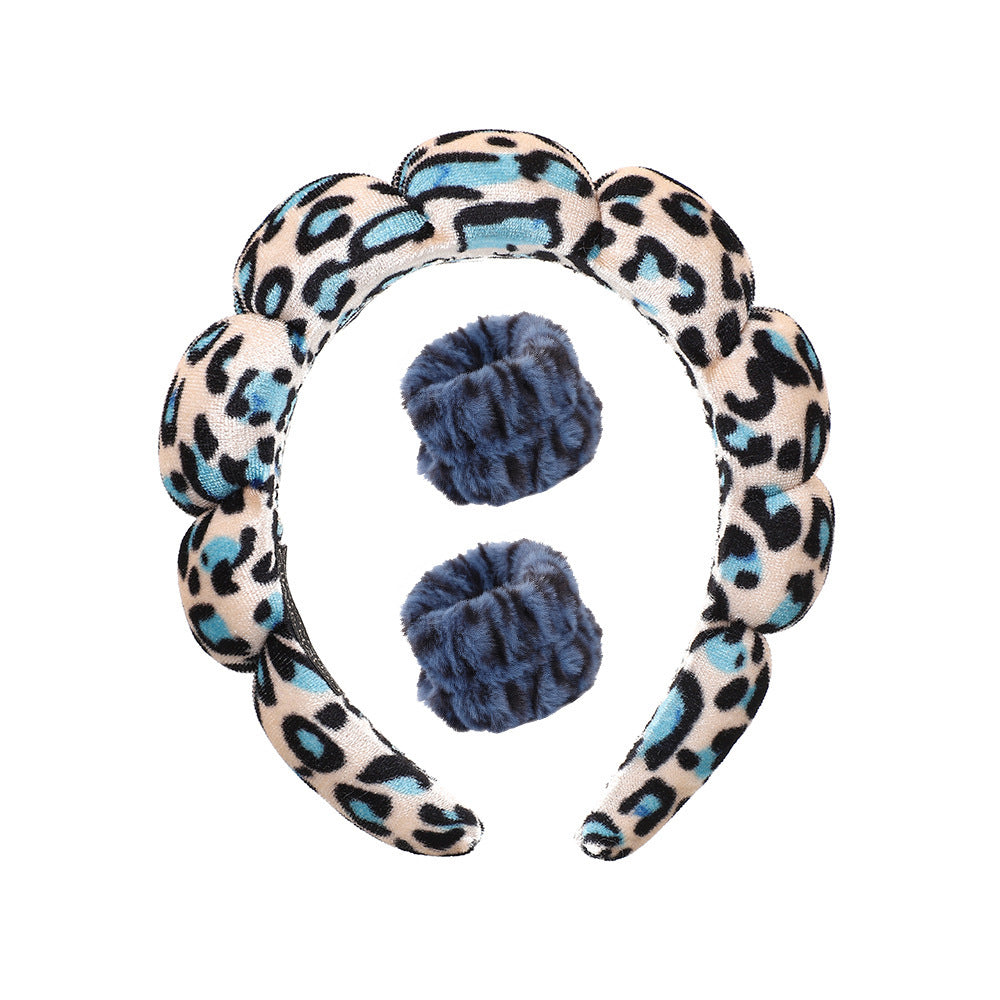 Lady's velvet sponge hairband teemdrop