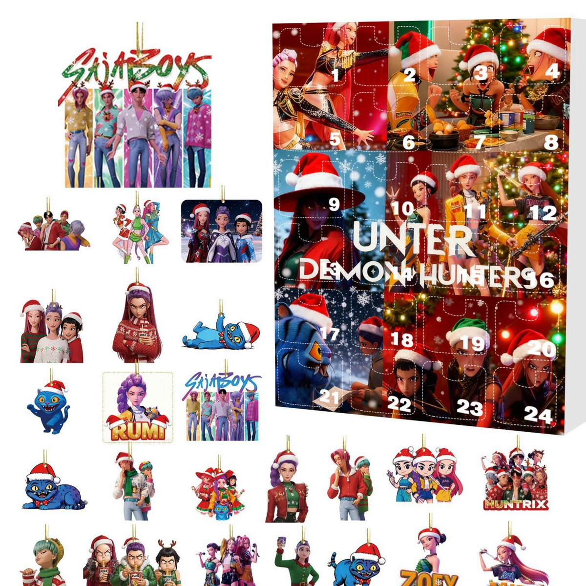 Acrylic Christmas Countdown Calendar