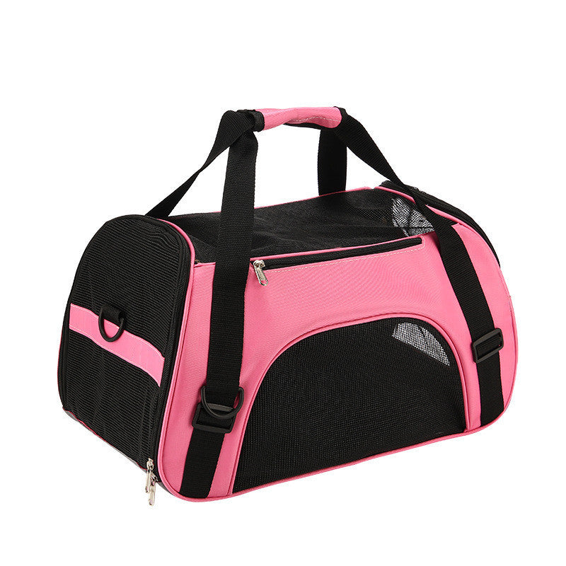Foldable Breathable Oxford Pet Carrier Bag teemdrop