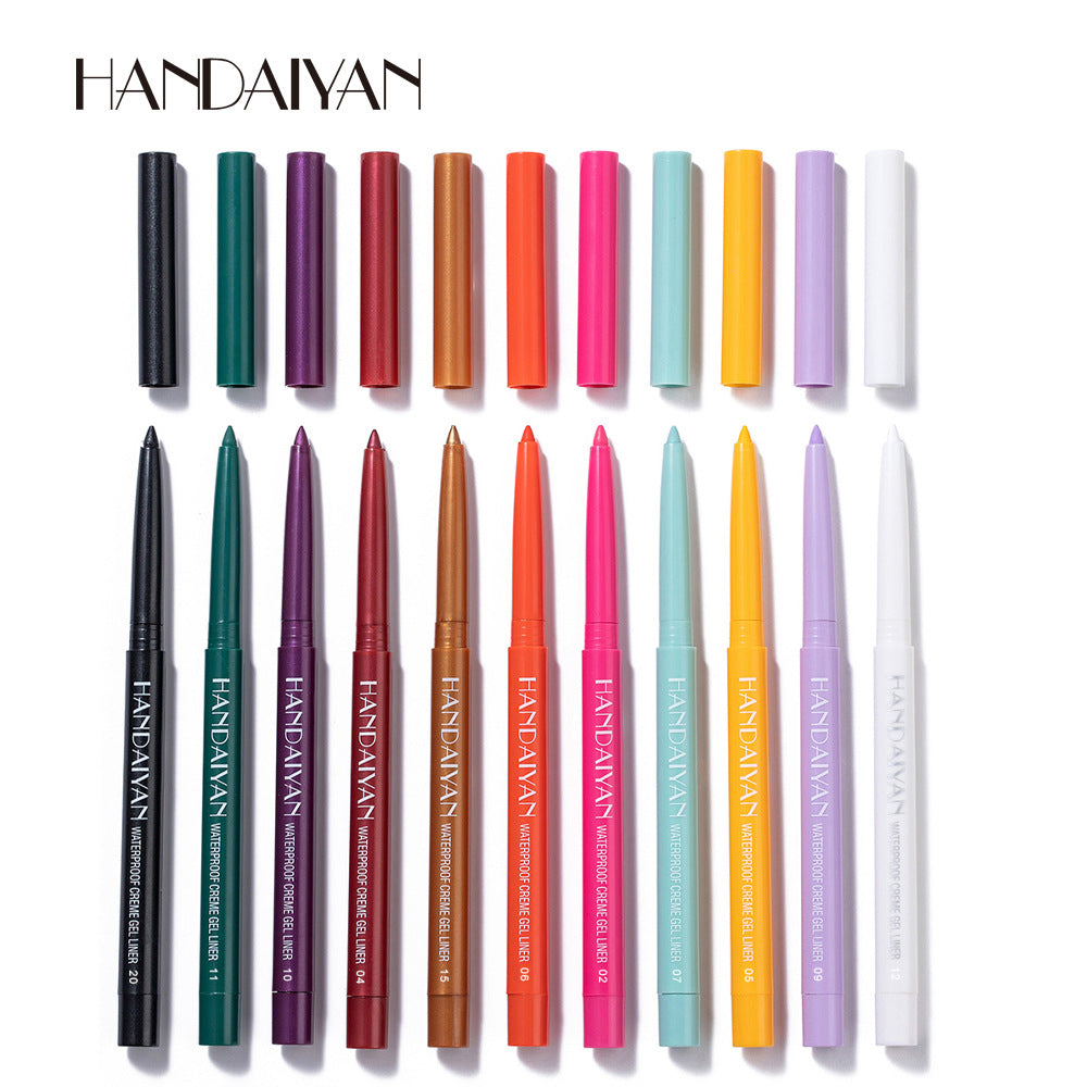 Colorful Waterproof Eyeliner Gel Pen teemdrop