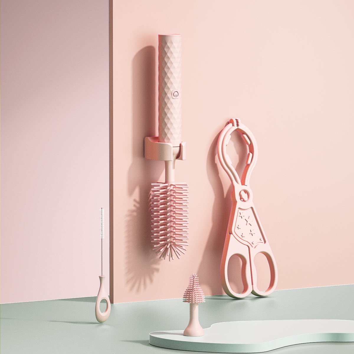 Electric Cleaning Brush with Rotating Head