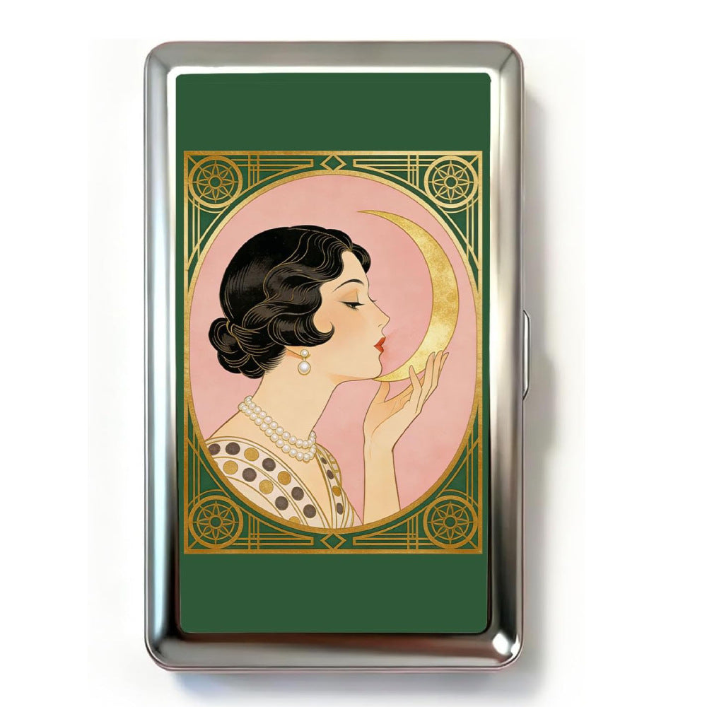 Vintage Style Zinc Alloy Multi-Functional Card and Cash Holder Box teemdrop