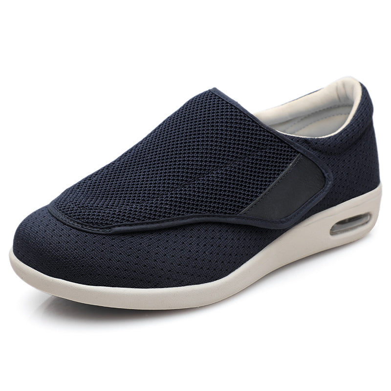 Breathable Mesh Casual Shoes with Magic Patch Closure Lightweight MD Sole for Men Women