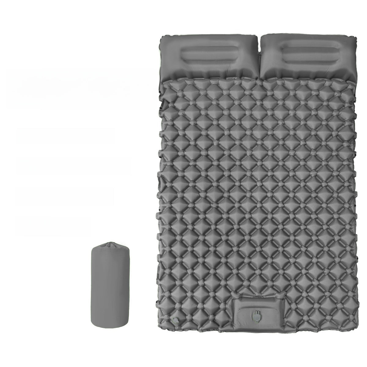 Ultra-Light Foot-Operated Automatic Inflatable Camping Mattress with Pillow teemdrop