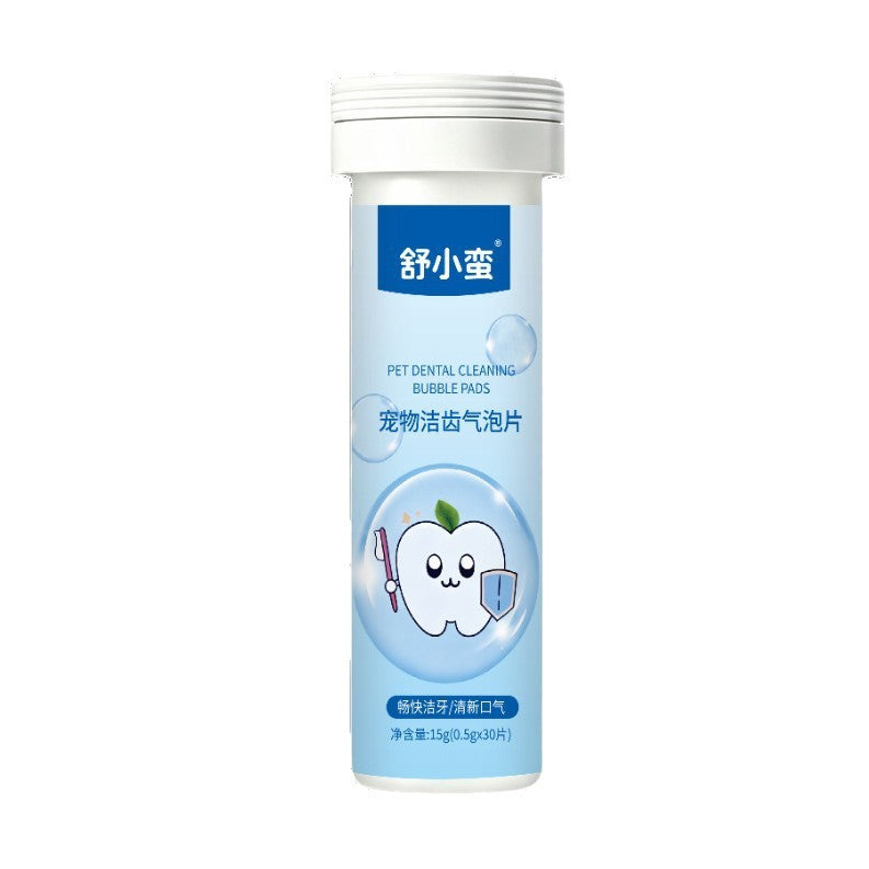 Pet Dental Cleaning Effervescent Tablets for Cats and Dogs