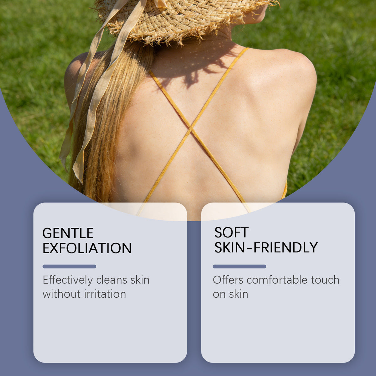 Exfoliating Face and Body Scrub Washcloth teemdrop